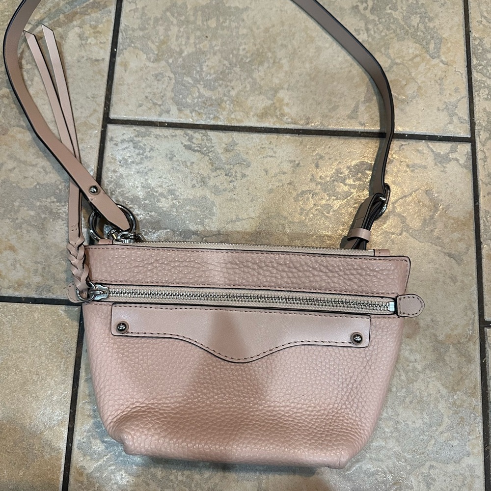 Rebecca Minkoff Blush Leather Crossbody Bag